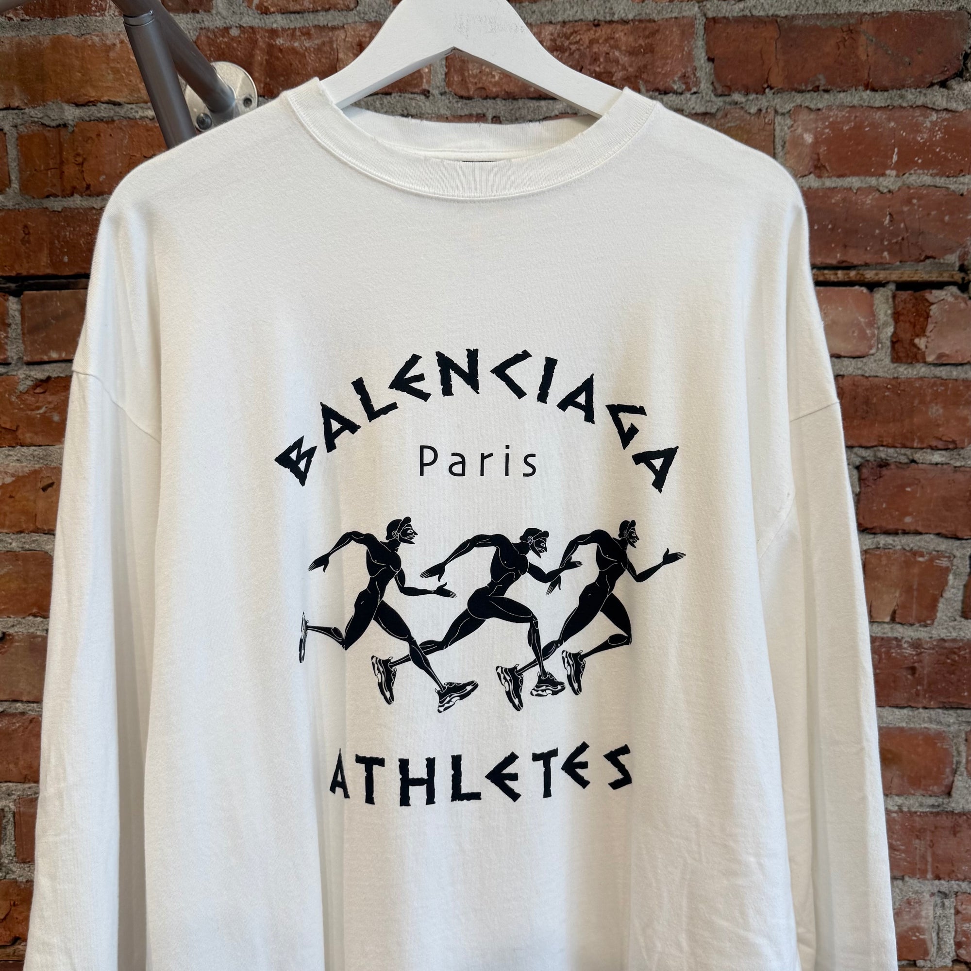 BALENCIAGA SS20 ATHLETES LONG SLEEVE ‘WHITE’