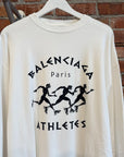 BALENCIAGA SS20 ATHLETES LONG SLEEVE ‘WHITE’
