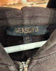 YEEZY SEASON 3 OVERSIZED ZIP HOODIE ‘ONYX’