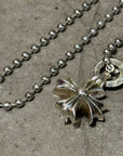 CHROME HEARTS CUTOUT PLUS NECKLACE ‘SILVER’