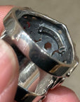 DEAL DESIGN HALF SHADE ARMOR RING 'SILVER'