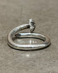 CHROME HEARTS CROSSBALL NAIL RING ‘SILVER’