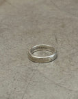 CHROME HEARTS DESTROYED BLANK 6MM SPACER RING ‘SILVER’