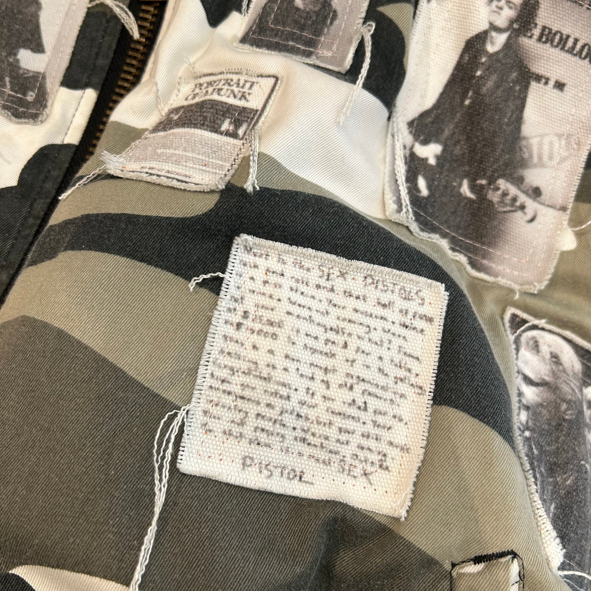 RAF SIMONS BOOTLEG PUNK ICON RIOT BOMBER JACKET ‘SNOW CAMO’