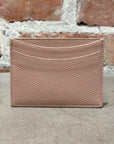BALENCIAGA LEATHER BB CARD HOLDER ‘SALMON PINK’