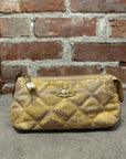 VIVIENNE WESTWOOD MINI PADDED CLUTCH ‘GOLD’