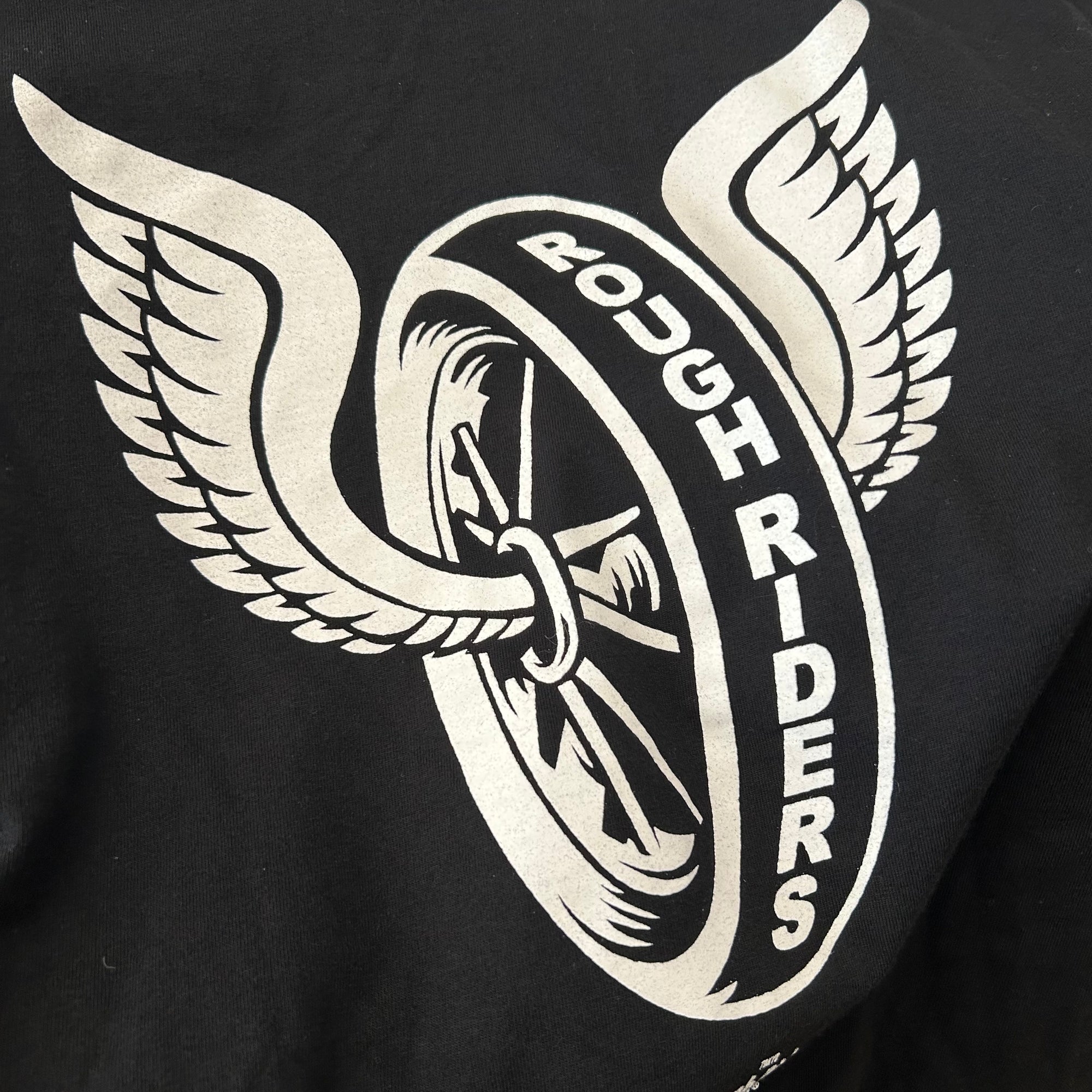 NEIGHBORHOOD ROUGH RIDERS BIKER TEE ‘BLACK’
