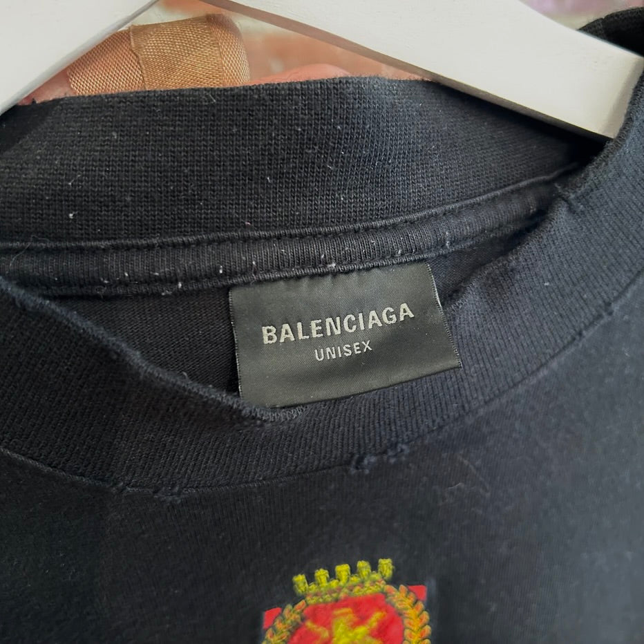 BALENCIAGA SS23 SKATER GRAFFITI TEE ‘BLACK’