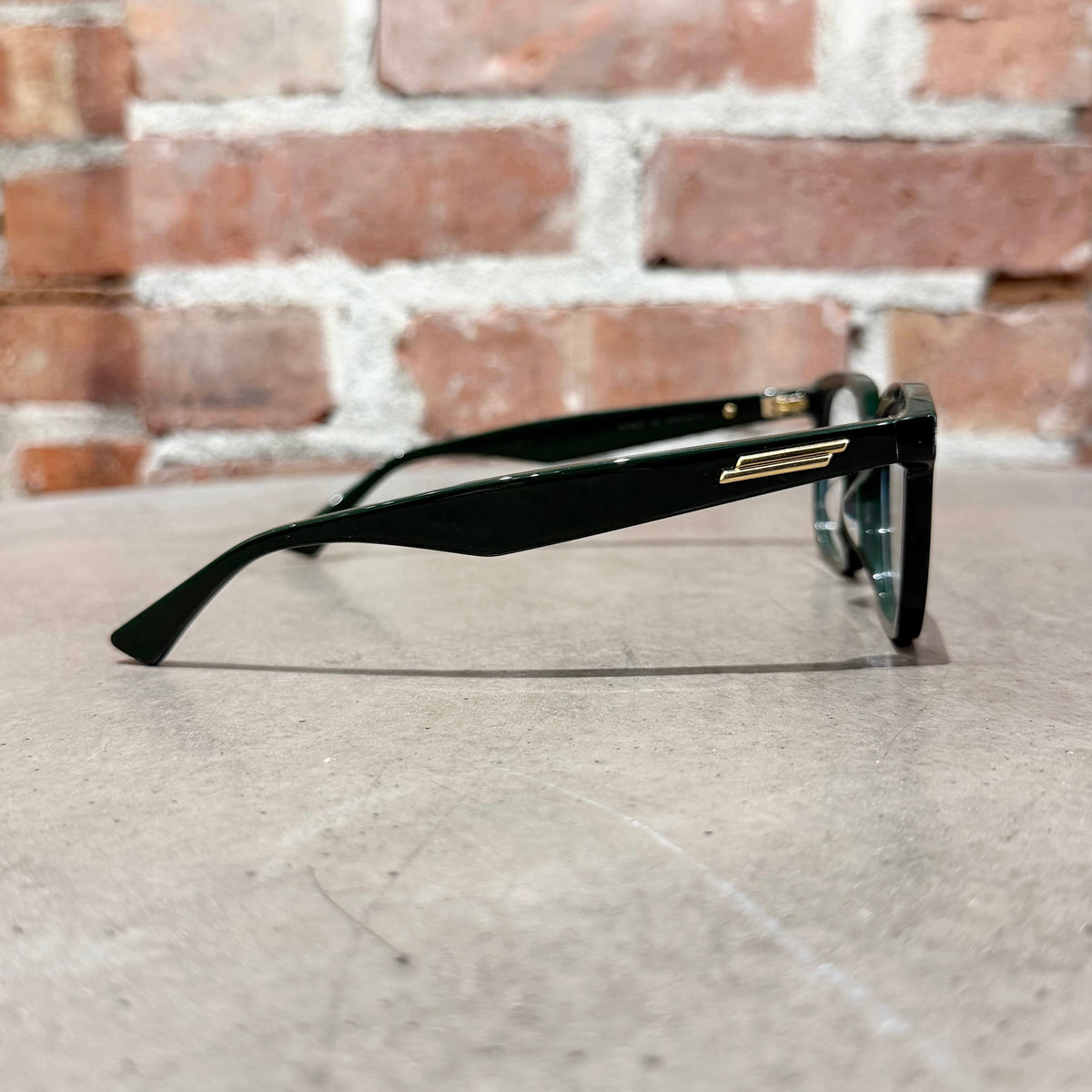 BOTTEGA VENETA BV1334OA CLASSIC GLASSES ‘DARK GREEN’
