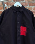 ISSEY MIYAKE DESIGN STUDIO OVERDYED SHIRT ‘BLACK’