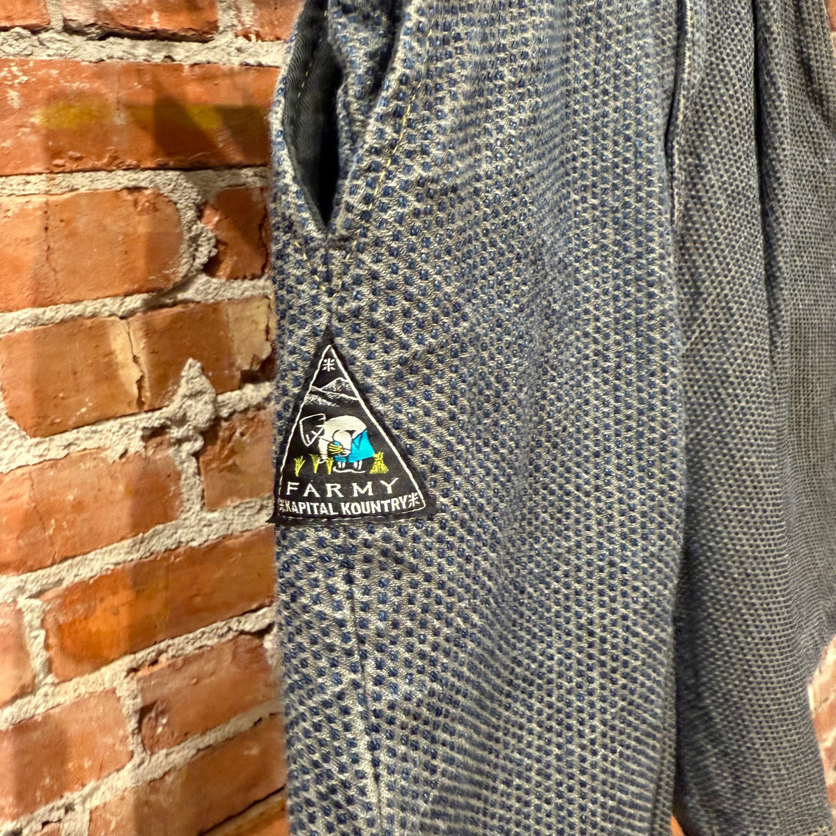 KAPITAL CENTURY DENIM NO.7  SUMI SHORTS ‘ASH BLUE’