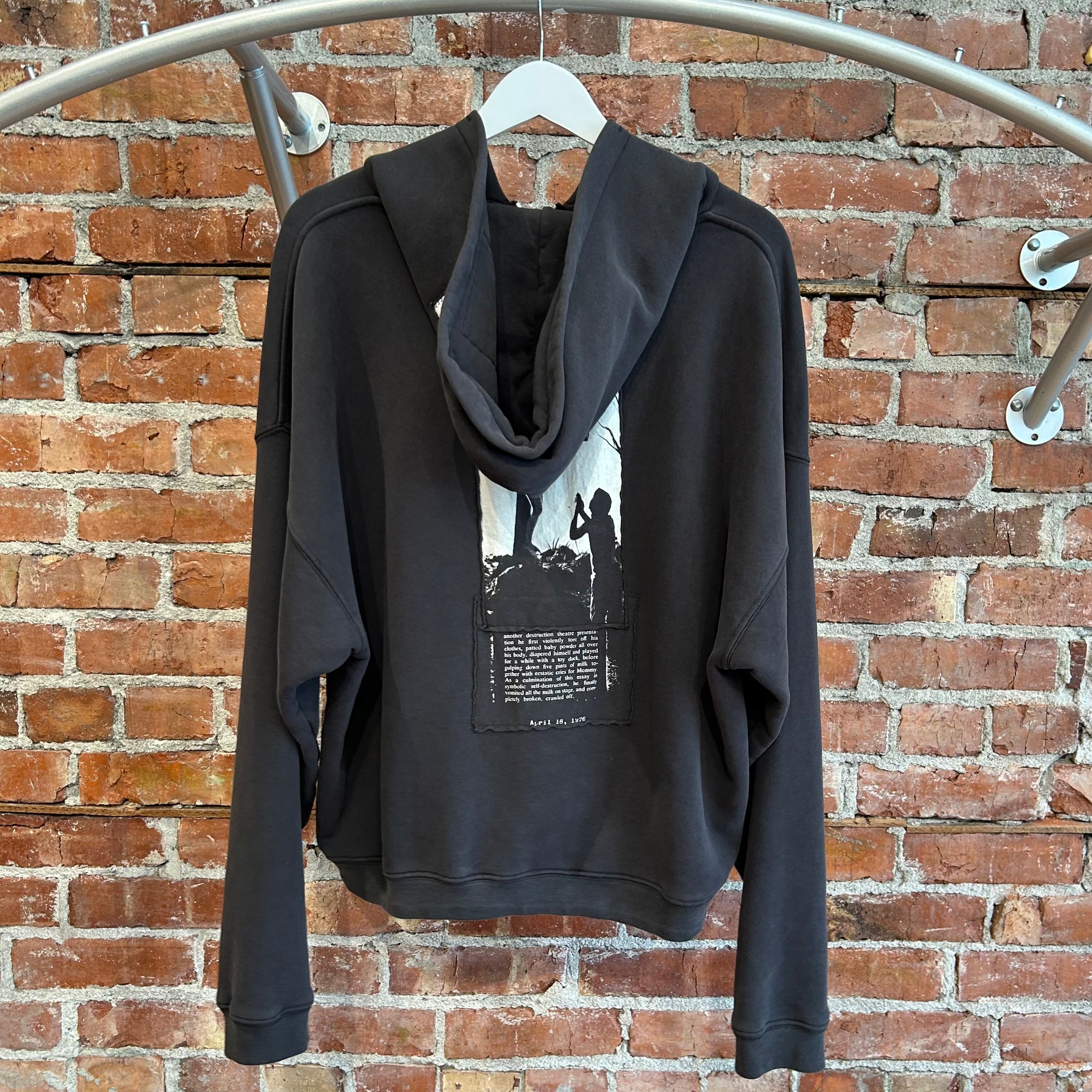 ENFANTS RICHES DEPRIMES SS25 ARTIST DEFENDS ASSEMBLAGE HOODIE ‘BLACK’