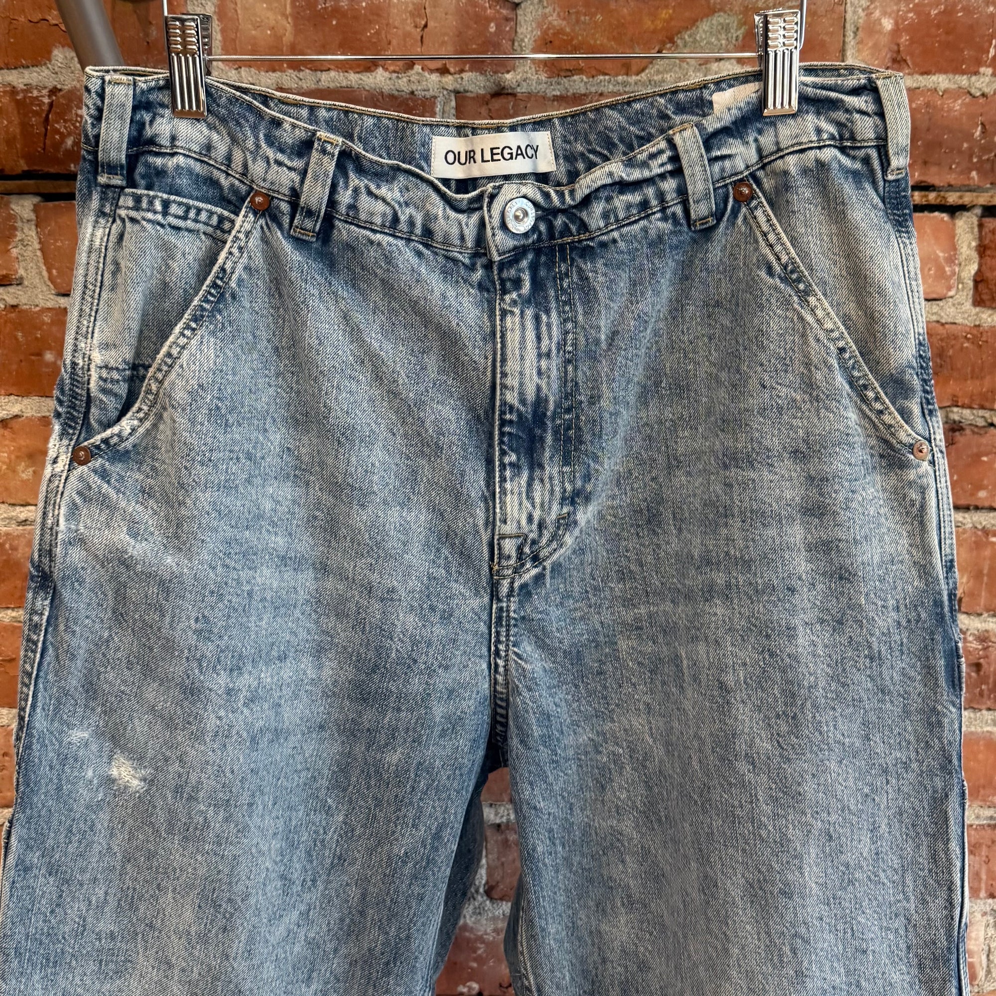 OUR LEGACY WIDE LEG JOINER DENIM ‘LIGHT WASH’