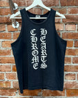 CHROME HEARTS VINTAGE VERTICAL LOGO TANK TOP ‘BLACK’
