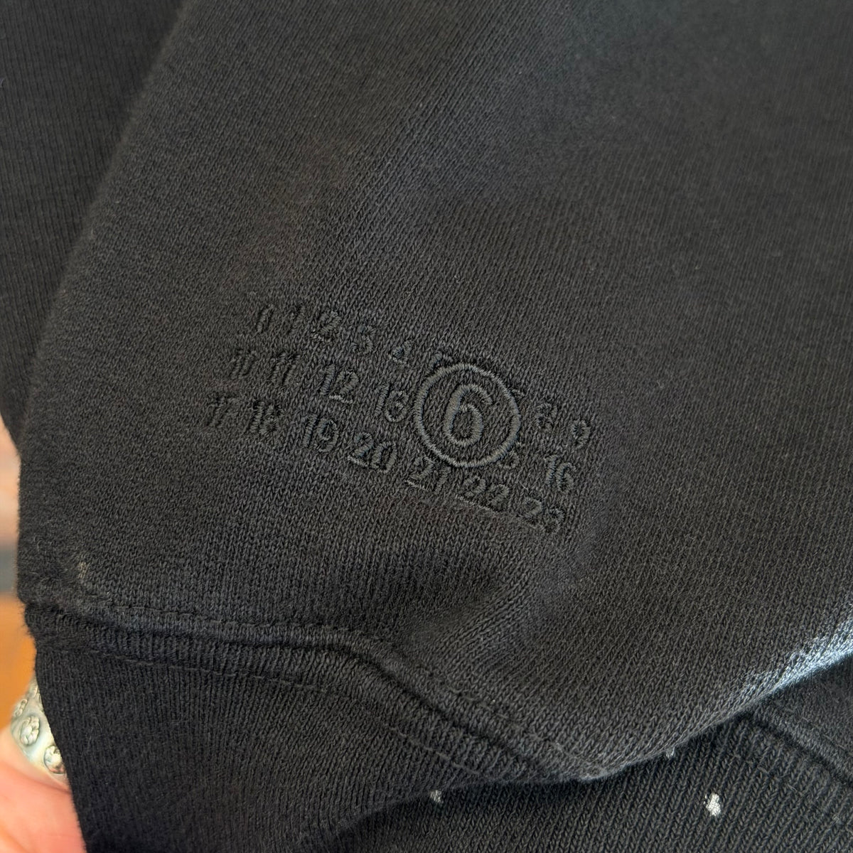 SUPREME SS26 MM6 MAISON MARGIELA BOX LOGO ZIP HOODIE ‘BLACK’