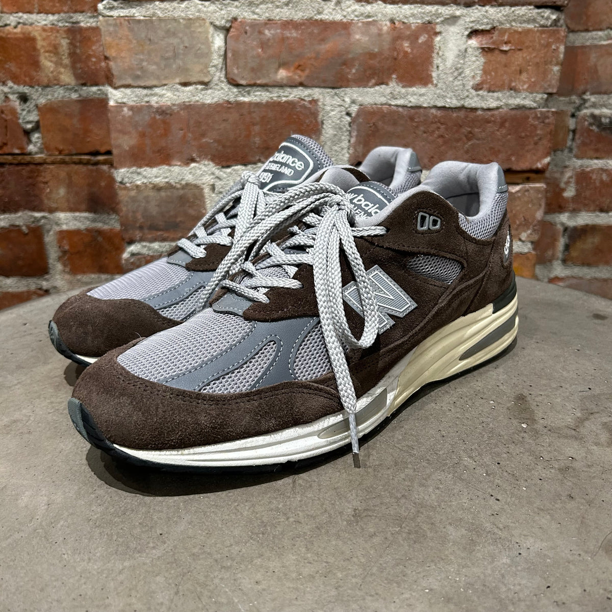NEW BALANCE X TEDDY SANTIS MADE IN ENGLAND 991 SNEAKERS ‘MOCHA’
