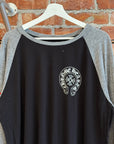 CHROME HEARTS TEEN IDLE LONGSLEEVE TEE ‘BLACK/GREY’