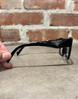 PRADA PR 09ZVF GEO GLASSES ‘BLACK’
