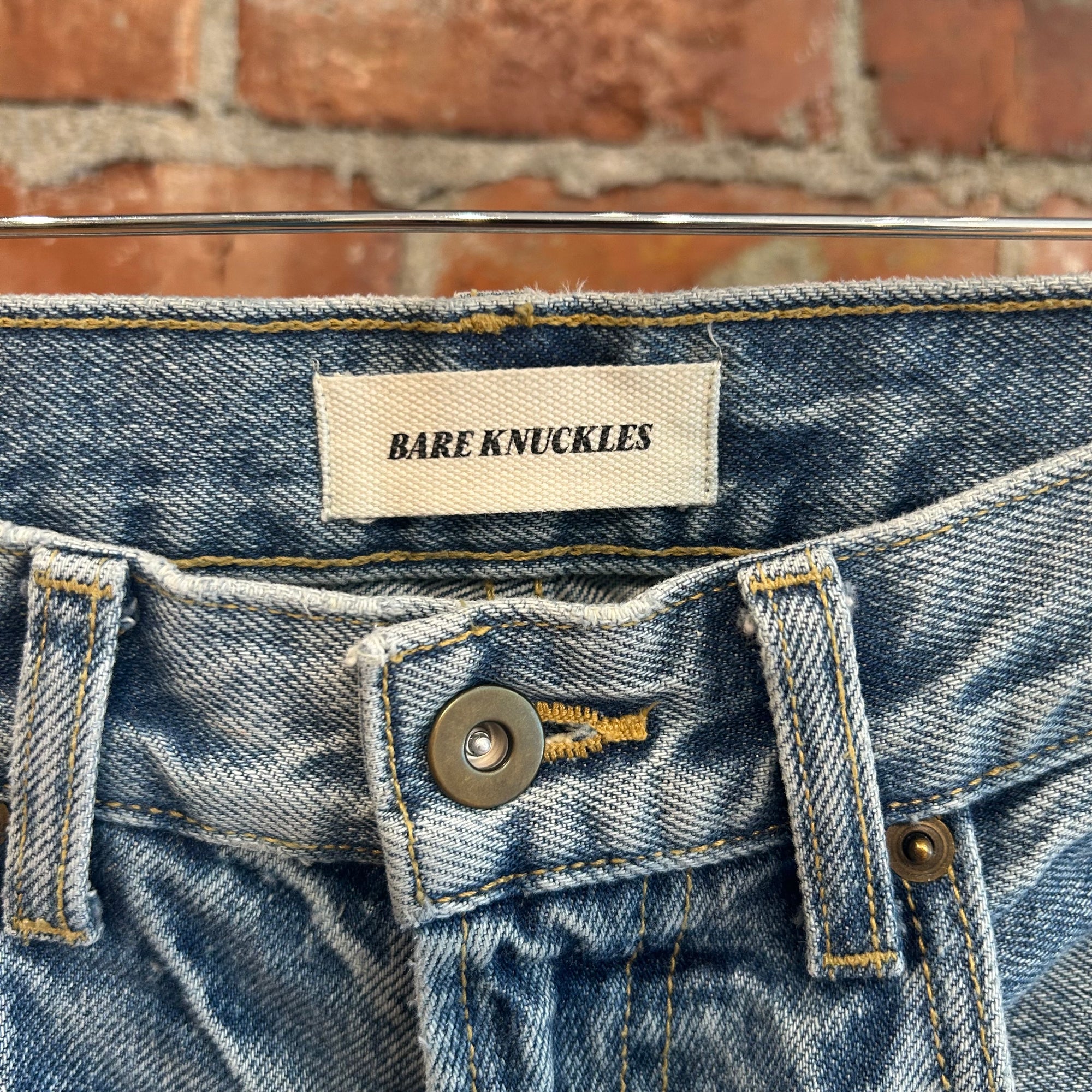 BARE KNUCKLES JAVIER WIDE JEANS ‘LIGHT WASH’