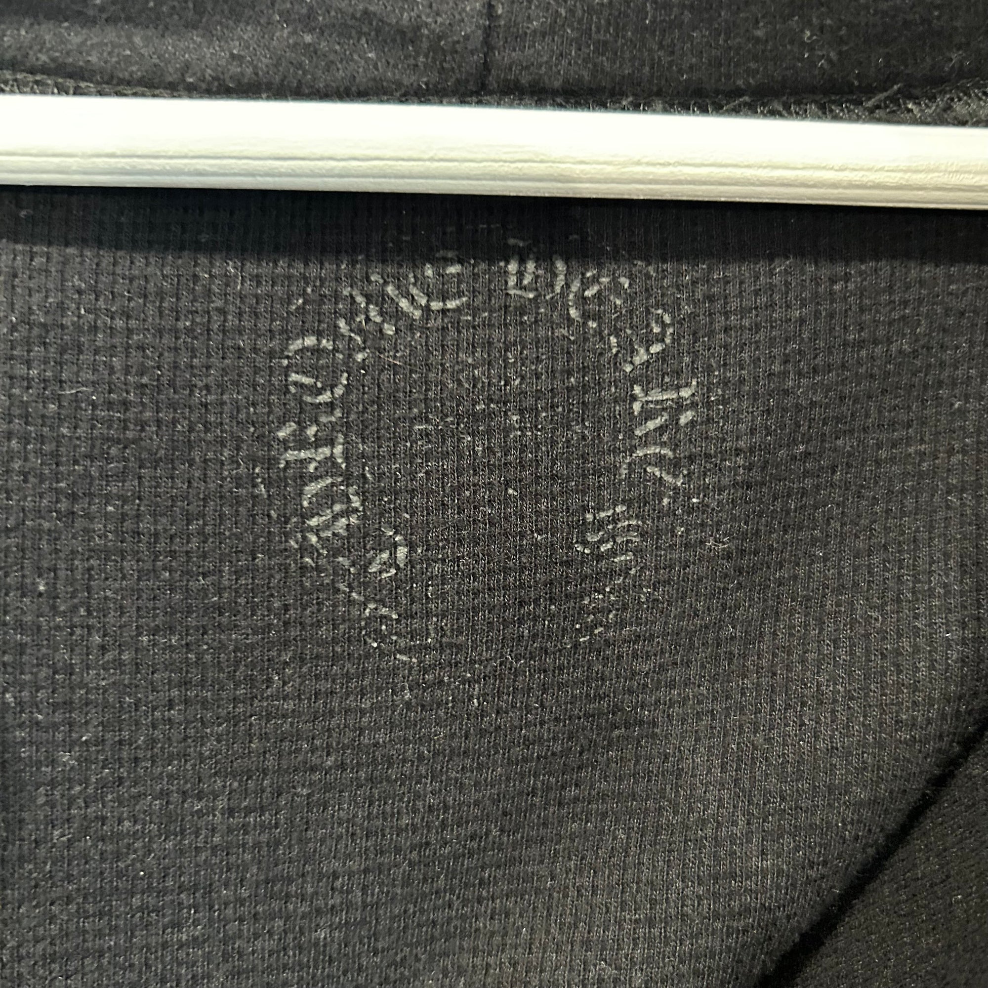 CHROME HEARTS THERMAL HORSESHOE 3-ICON ZIP HOODIE ‘BLACK’