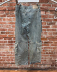 ENTIRE STUDIOS HEAVY DENIM CARGO PANTS ‘BLUE’