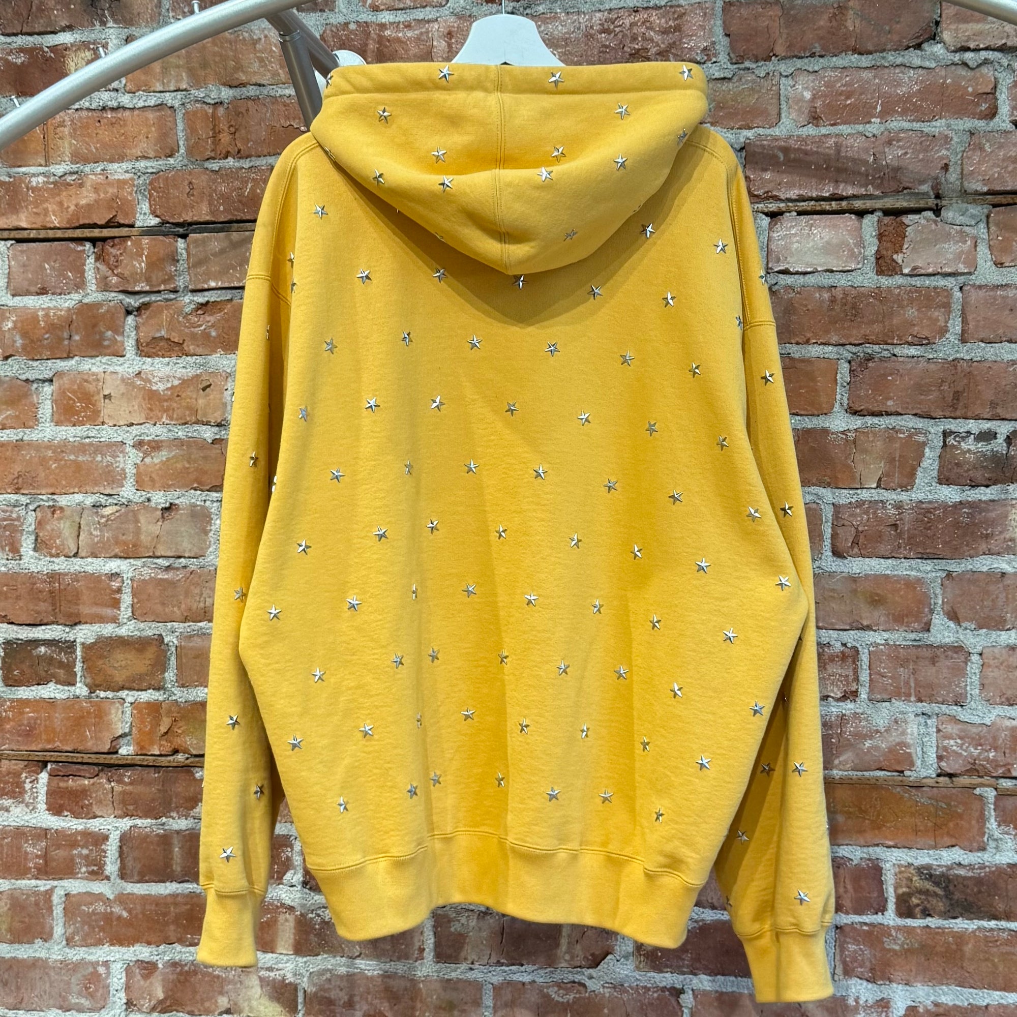 SUPREME FW25 STAR STUDDED HOODIE ‘YELLOW’