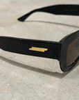 BOTTEGA VENETA BV1357S SQUARE FRAME SUNGLASSES ‘BLACK’