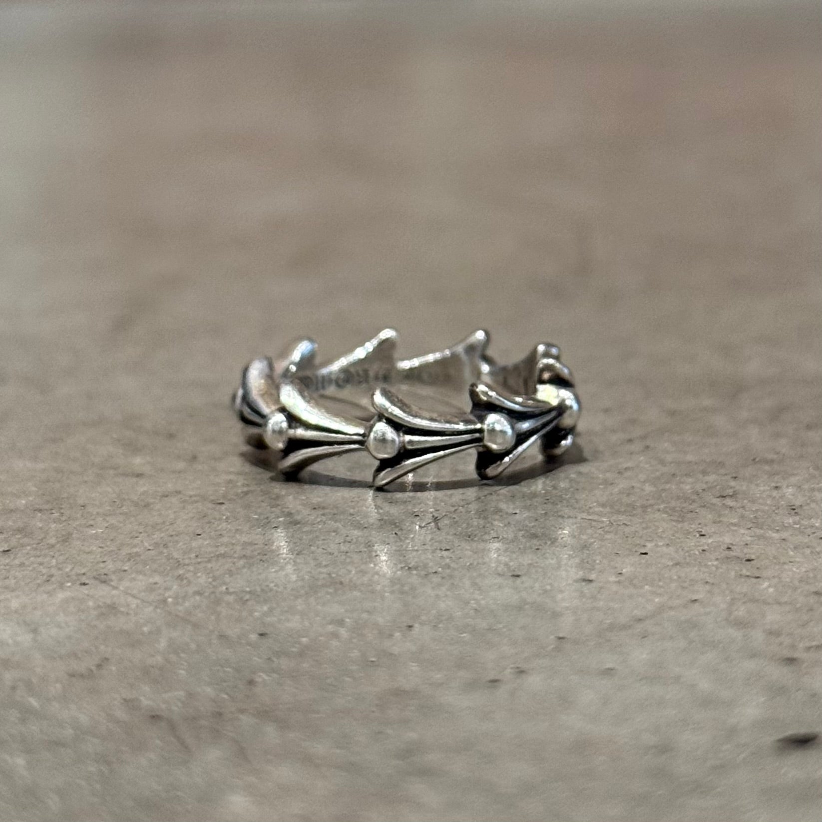 CHROME HEARTS CROSS TAIL RING ‘SILVER’