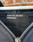 ENFANTS RICHES DEPRIMES FW24 COLUMBINE GOD ZIP HOODIE ‘BLACK/NAVY’