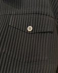 ISSEY MIYAKE HOMME PLISSE PLEATED TRUCKER JACKET 'BLACK'
