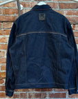 OFF-WHITE 90S SKATE LOGO DENIM TRUCKER JACKET ‘NAVY’