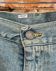 SAINT LAURENT SS15 D02 KNIFE CUT DENIM ‘MUD WASH BLUE’