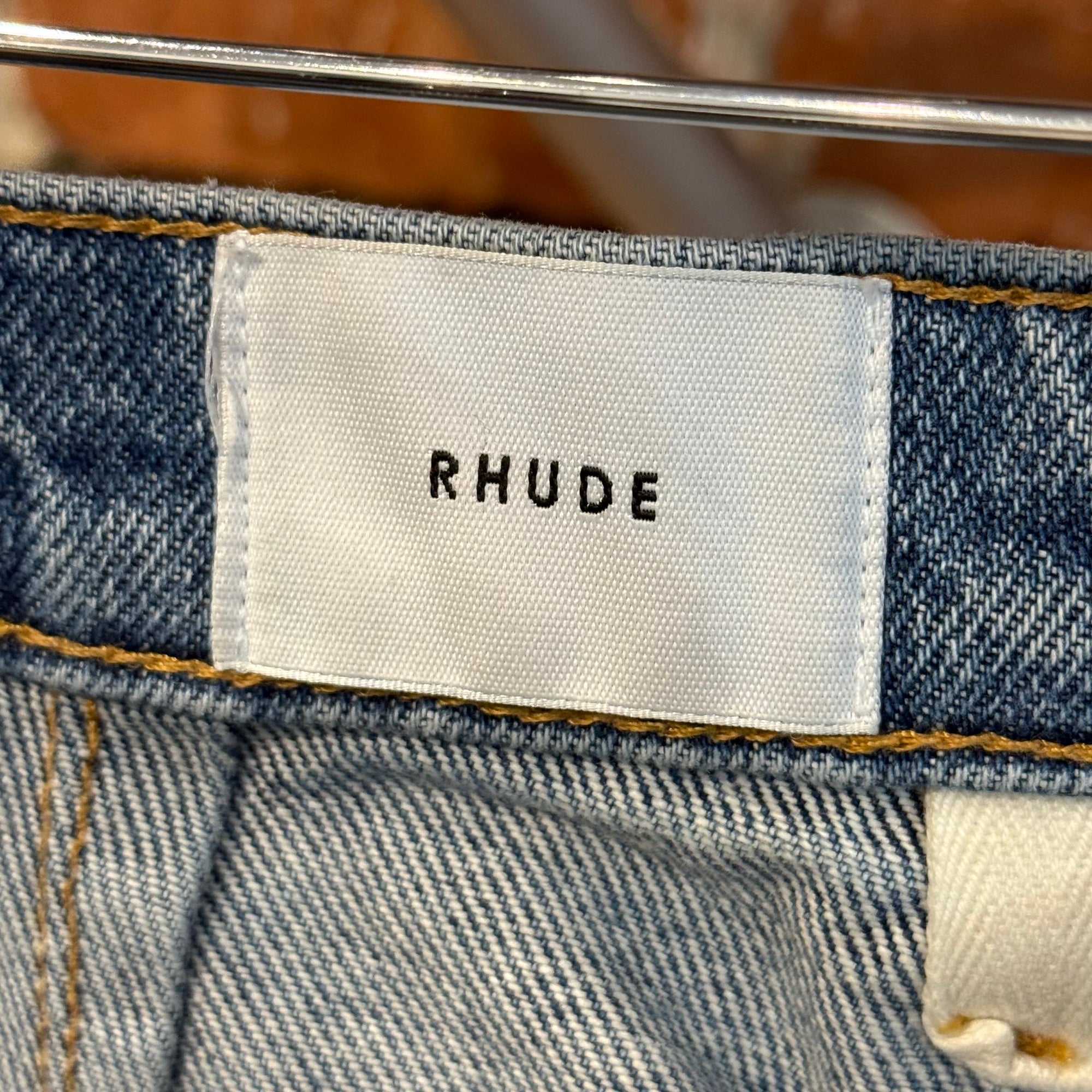 RHUDE CARPENTER DENIM PANTS ‘BLUE’