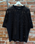 STUSSY WORKGEAR MESH JERSEY TEE ‘BLACK’