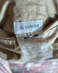 JIL SANDER REVERSIBLE CAFE RACER JACKET ‘TAN/PLAID’