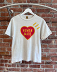 HUMAN MADE HEART LOGO TEE ‘WHITE/RED’