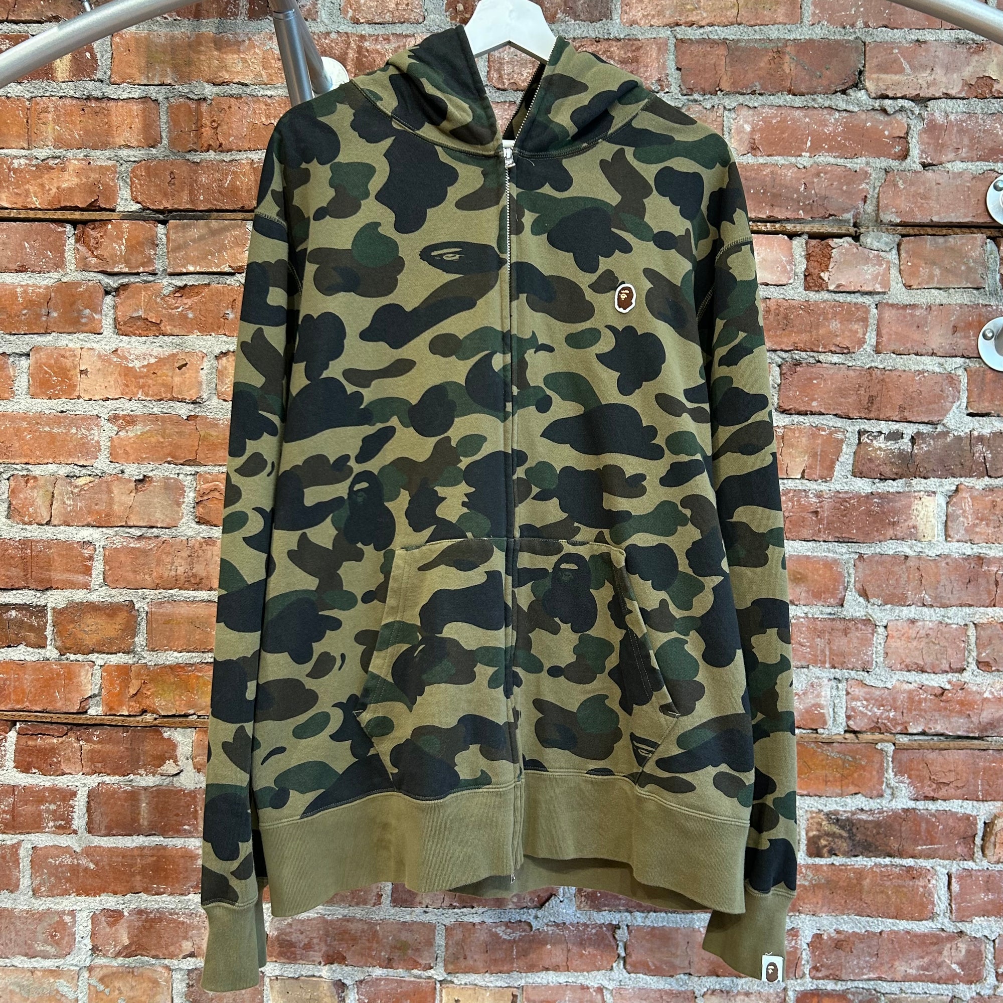 BAPE 1ST CAMO ONE POINT FULL ZIP HOODIE ‘CAMO’