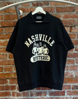 HYSTERIC GLAMOUR NASHVILLE PIN UP RUGBY SHIRT ‘BLACK’