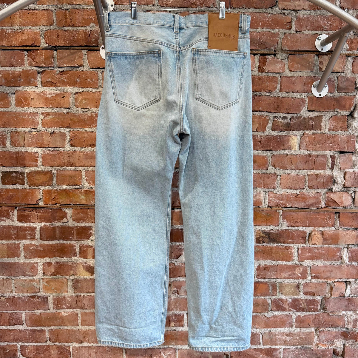 JACQUEMUS LES SCULPTURES WIDE LEG DENIM ‘LIGHT BLUE’