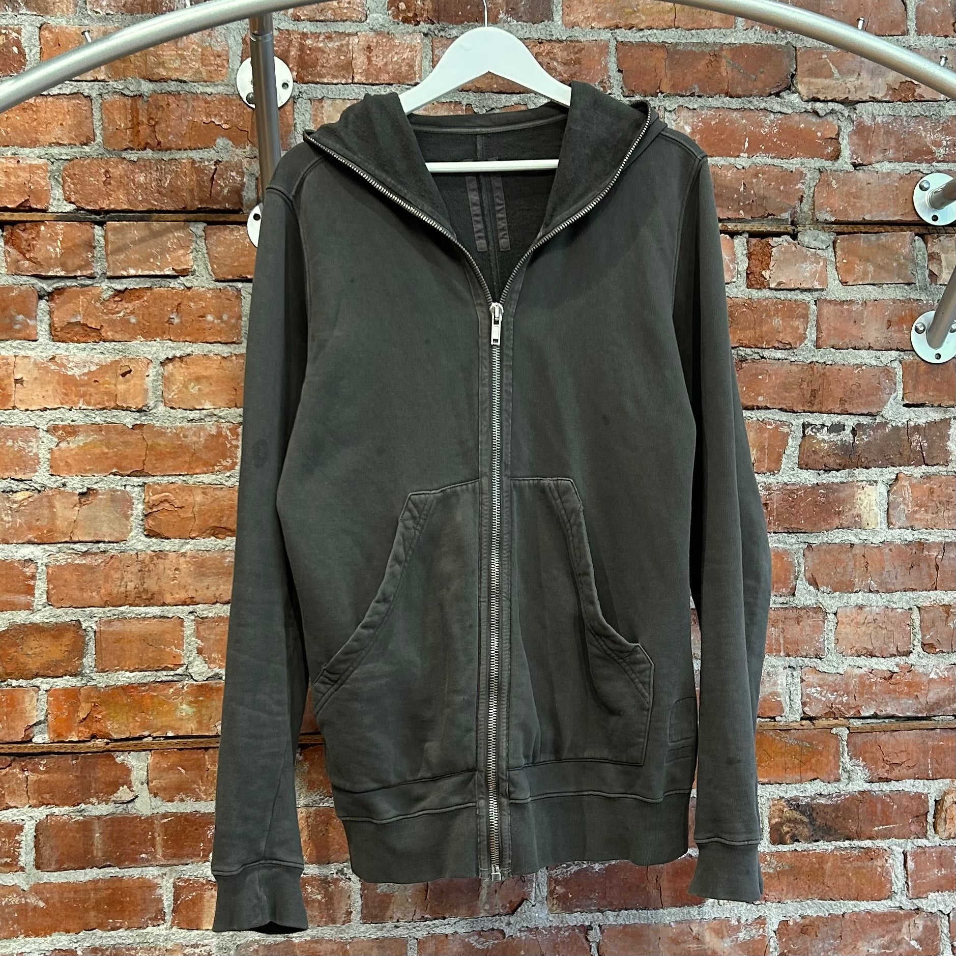 RICK OWENS FW14 DRKSDHW GIMP HOODIE ‘DARK DUST’