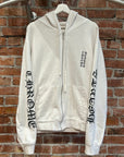 CHROME HEARTS MONOGRAM ZIP HOODIE ‘WHITE’