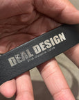 DEAL DESIGN 3-PIECE KING GATE BELT ‘BLACK/SILVER’