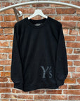 Y’s LOGO CREWNECK ‘BLACK’