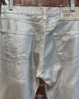 GALLERY DEPT. LOGAN GALACTIC GLITTER FLARED DENIM ‘SILVER’