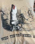 V.W WORLD'S END THUMB ARTISTRY TEE ‘TAUPE’