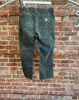 CARHARTT CARPENTER PANTS ‘WASHED GREEN’