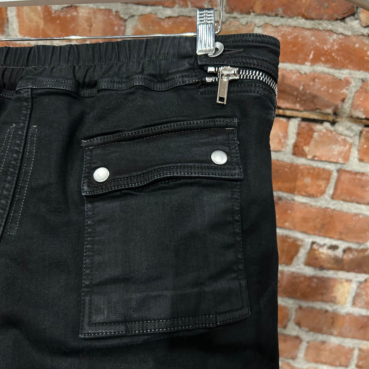 RICK OWENS SS23 EDFU DRKSDHW AIRCUT DENIM ‘BLACK’