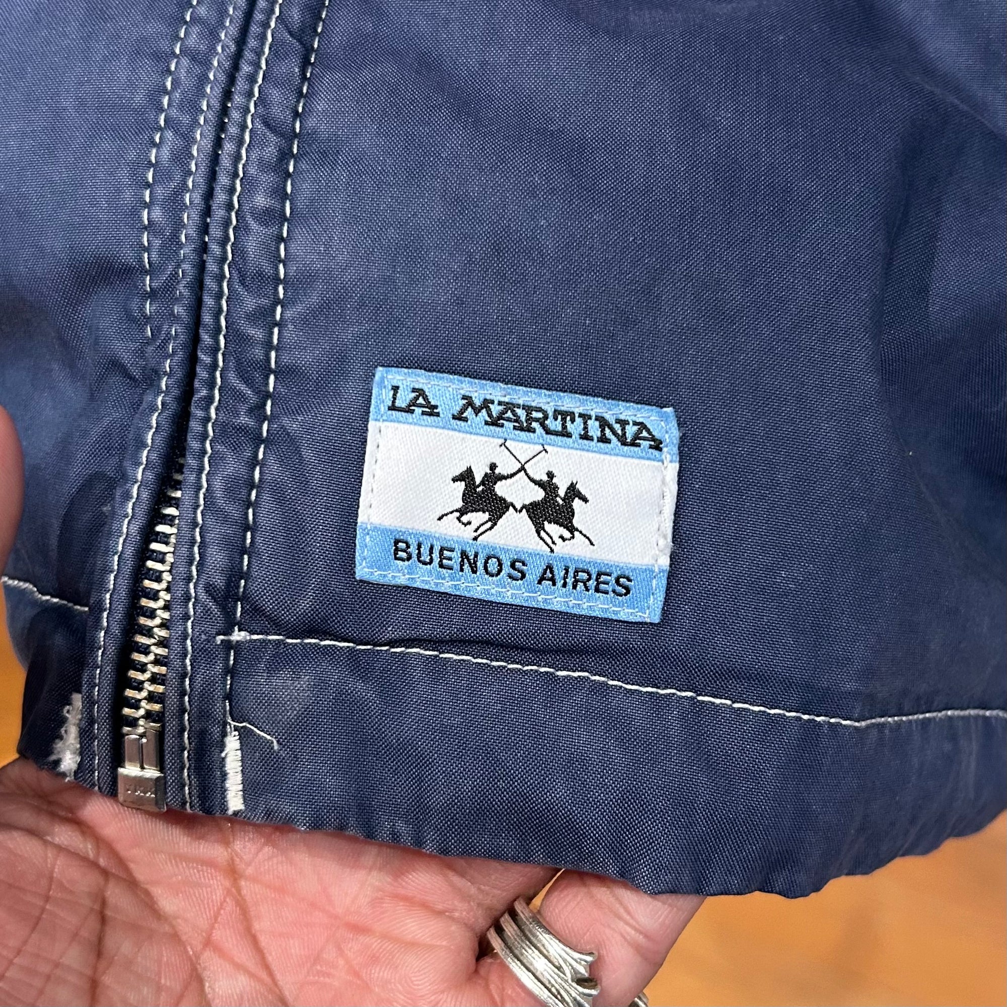 SUPREME X JACOB &amp; CO X LA MARTINA SS26 HOODED JACKET ‘NAVY’