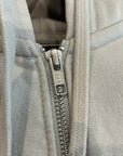 STUSSY CROWN LOGO ZIP HOODIE ‘CLOUD’