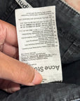 ACNE STUDIOS BAGGY WIDE CARGO PANTS ‘WASHED BLACK’